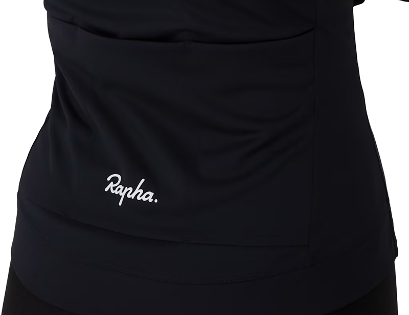 Rapha Women's Core Thermal Long Sleeve Jersey in Black/White-2