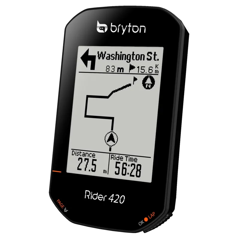 Bryton Rider 420t GPS Cycle Computer Bundle with Cadence + Heart Rate