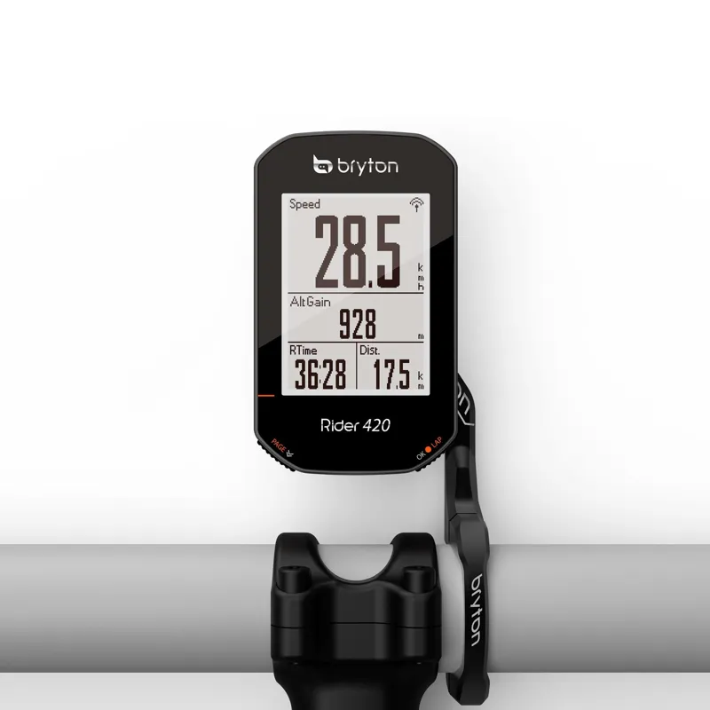 Bryton Rider 420t GPS Cycle Computer Bundle with Cadence + Heart Rate-4