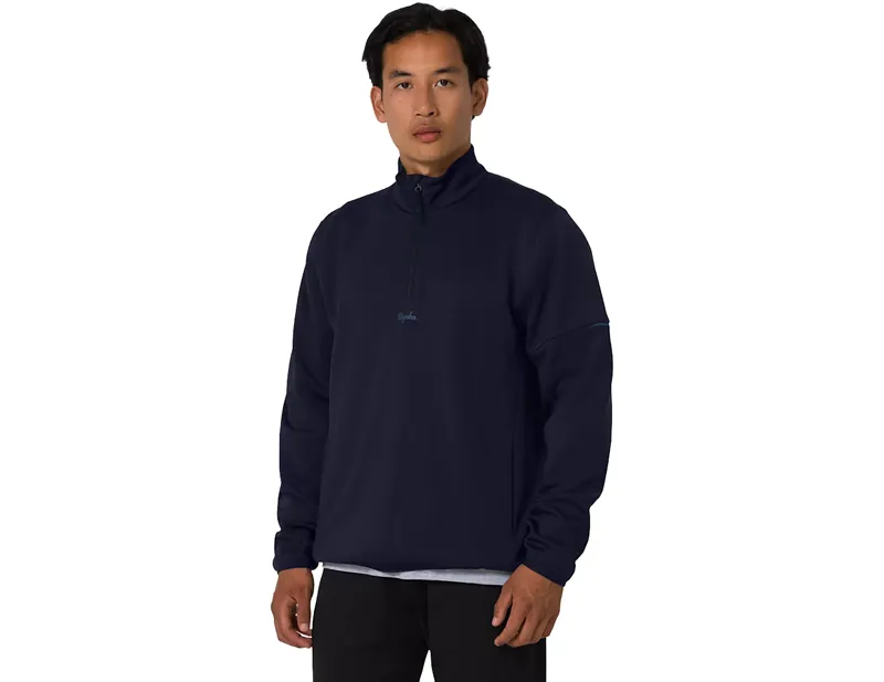Rapha Tech Fleece Half Zip in Night Sky/Pageant Blue-2