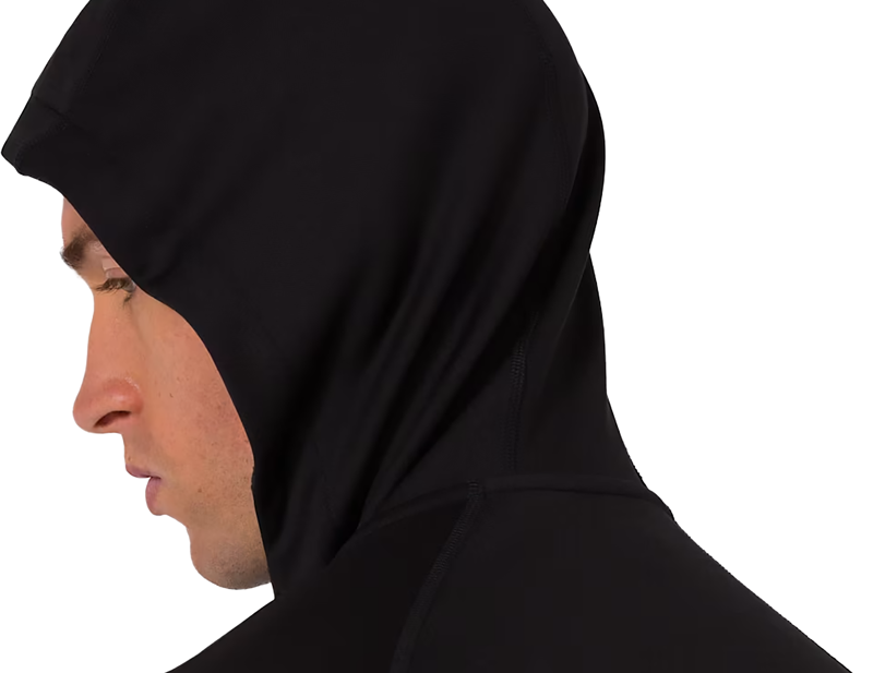 Rapha Tech Fleece Zip Hoodie in Black/Grey-3