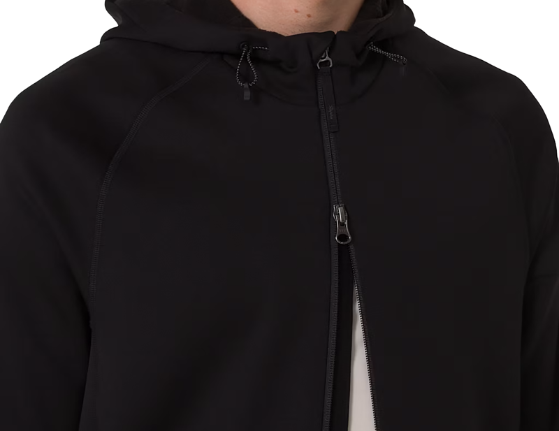 Rapha Tech Fleece Zip Hoodie in Black/Grey-2