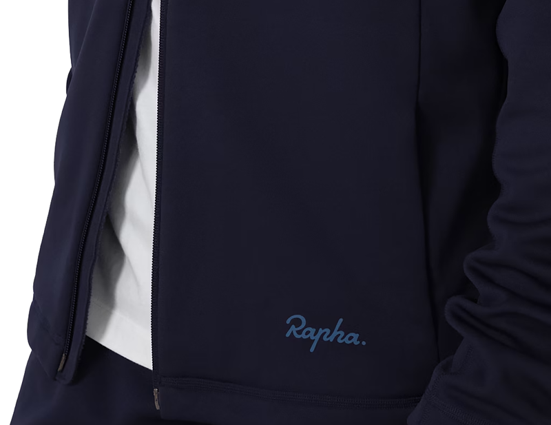 Rapha Tech Fleece Zip Hoodie in Night Sky/Pageant Blue-2
