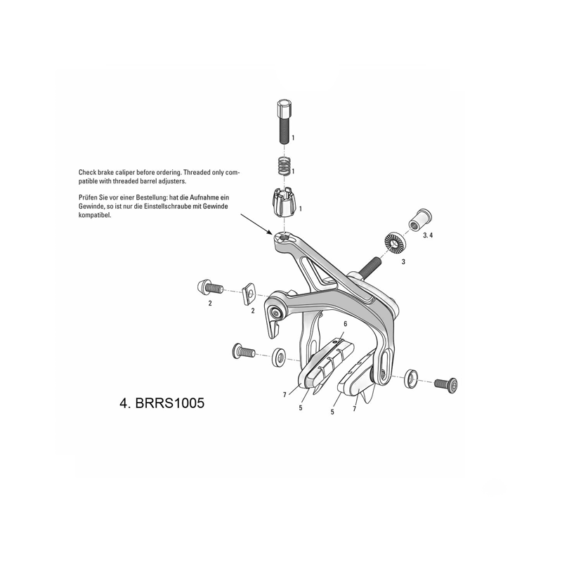 Balfes Bikes Sram Rim Brake Center Nut Set - Rival/Force - 12/16/20/30mm | Free postage over £30, £10 off first order, price match & 0% finance.