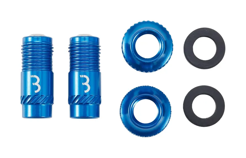 BBB BTI-165 CoreCaps Valve Caps 2pcs in Blue-1