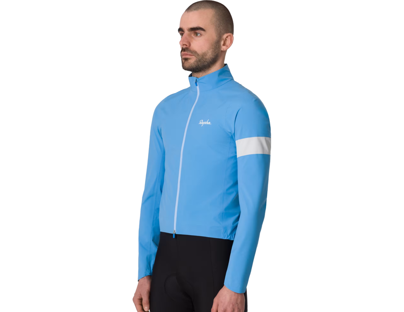 Rapha Core Rain Jacket in Cornflower/White-3