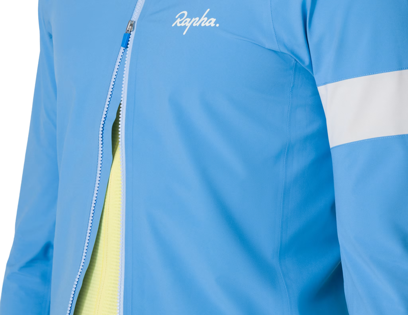Rapha Core Rain Jacket in Cornflower/White-4
