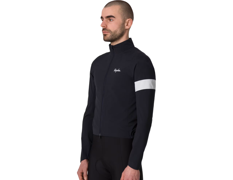Rapha Core Rain Jacket in Black/White-3