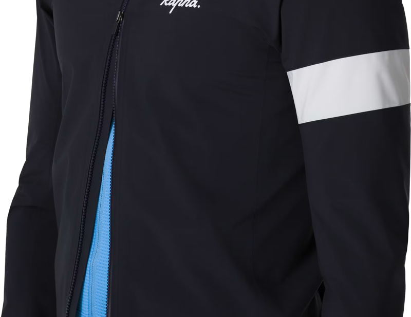 Rapha Core Rain Jacket in Black/White-4
