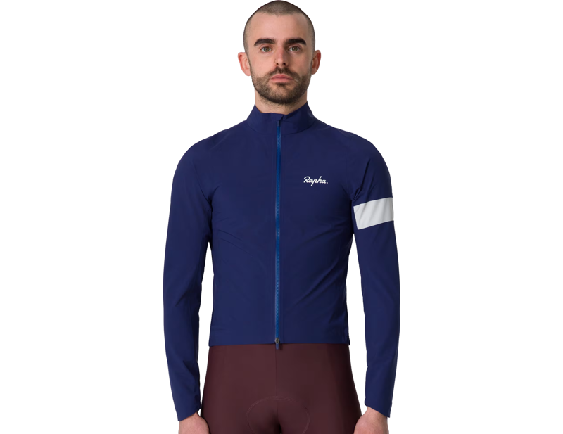 Rapha Core Rain Jacket in Navy/White-2