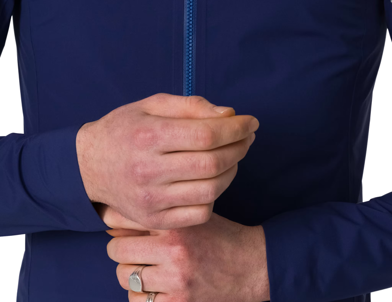 Rapha Core Rain Jacket in Navy/White-4
