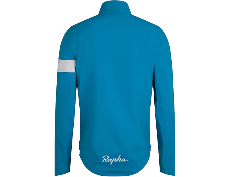 Rapha Men's Core Rain Jacket in Teal Blue/White-1