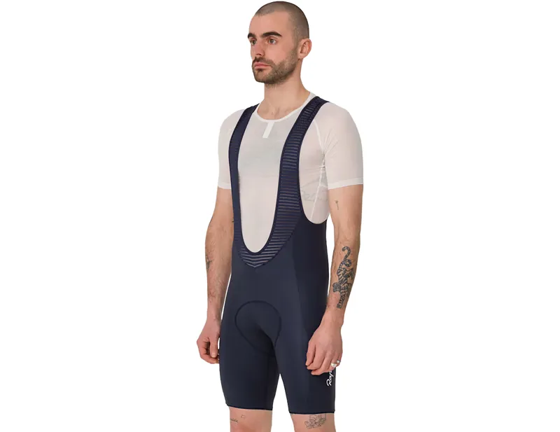 Rapha Brevet Cargo Bib Shorts in Dark Navy/White-4