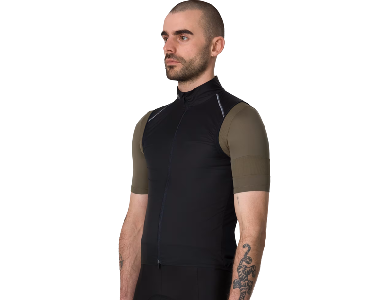 Rapha Brevet Element Wind Gilet in Black/Grey-2