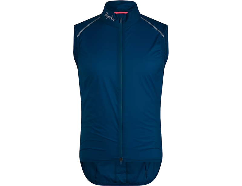 Rapha Brevet Element Wind Gilet in Jewelled Blue/Silver