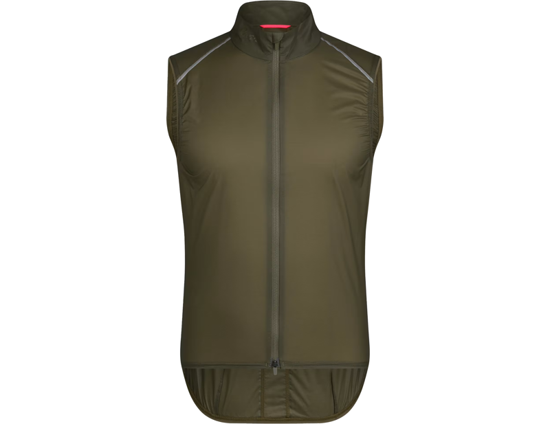 Rapha Brevet Element Wind Gilet in Kalamata Green/Dark Green