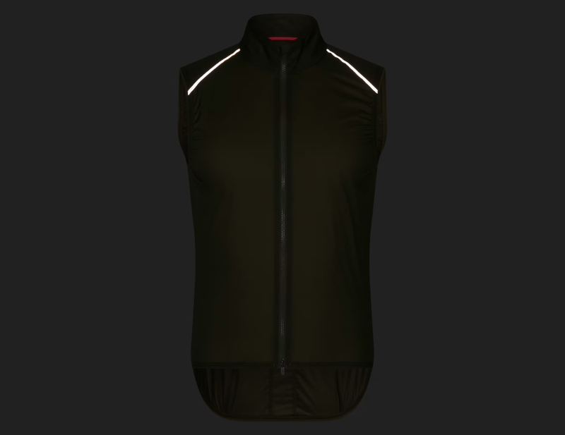 Rapha Brevet Element Wind Gilet in Kalamata Green/Dark Green-3