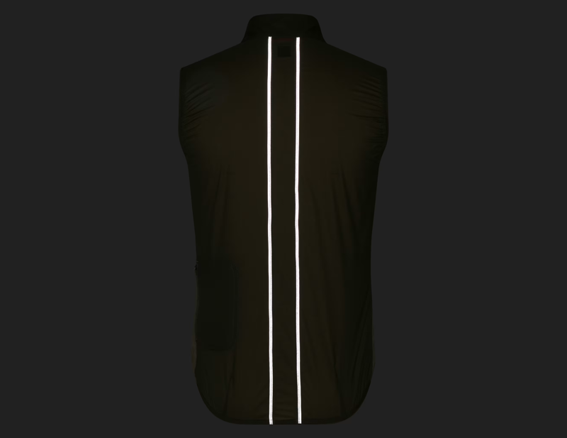 Rapha Brevet Element Wind Gilet in Kalamata Green/Dark Green-4