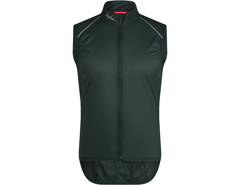 Rapha Brevet Element Wind Gilet in Forest Green