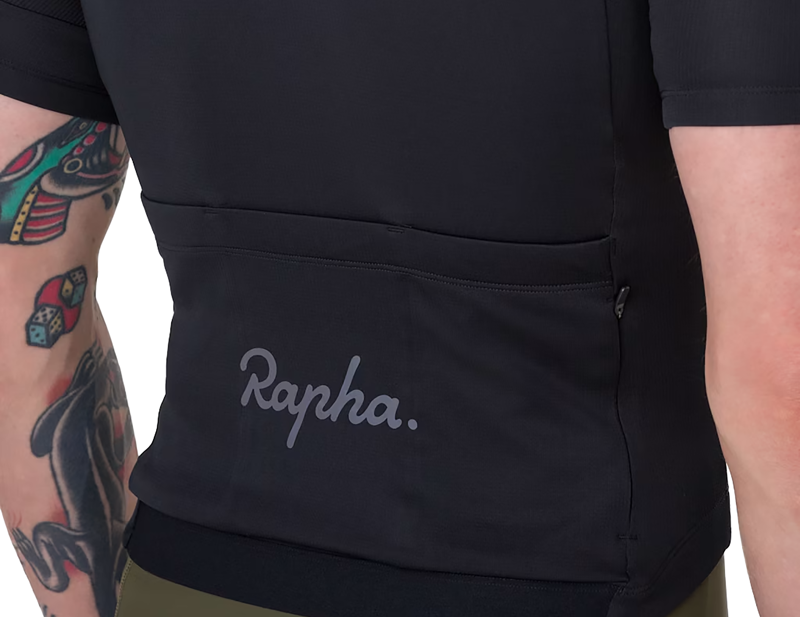 Rapha Brevet Element Short Sleeve Jersey in Black/Grey-2