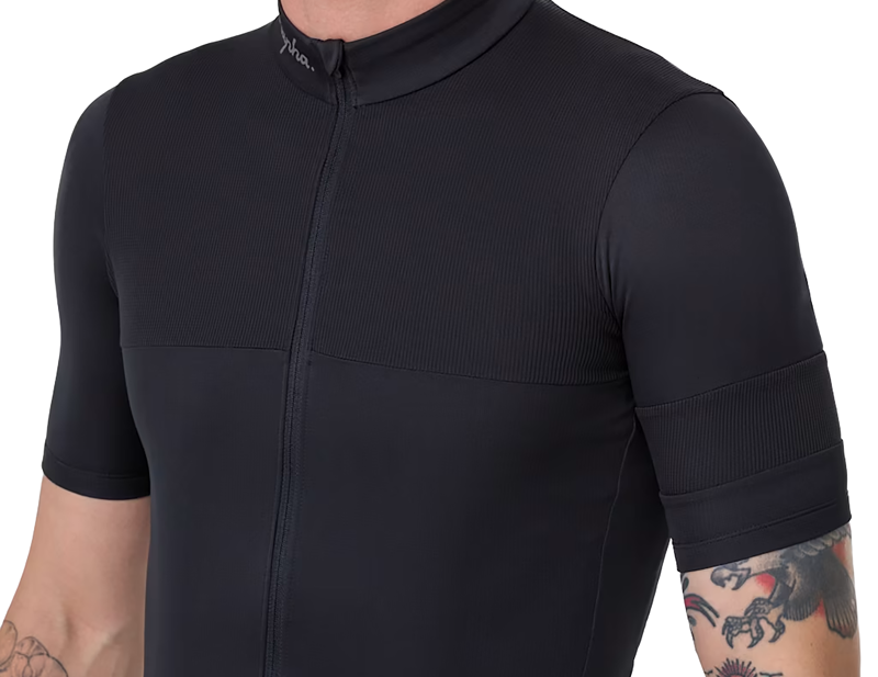 Rapha Brevet Element Short Sleeve Jersey in Black/Grey-3