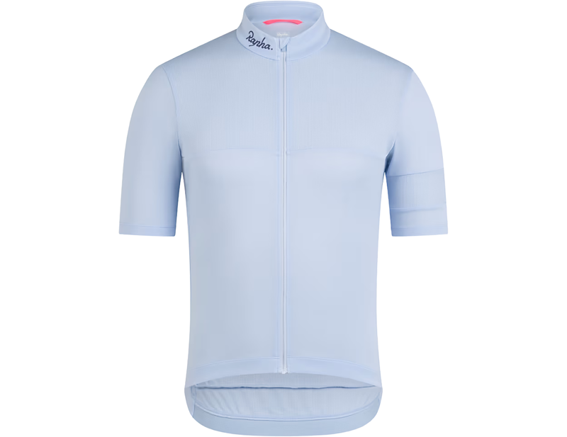 Rapha Brevet Element Short Sleeve Jersey in Arctic/White
