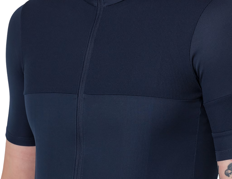 Rapha Brevet Element Short Sleeve Jersey in Dark Navy/White-2