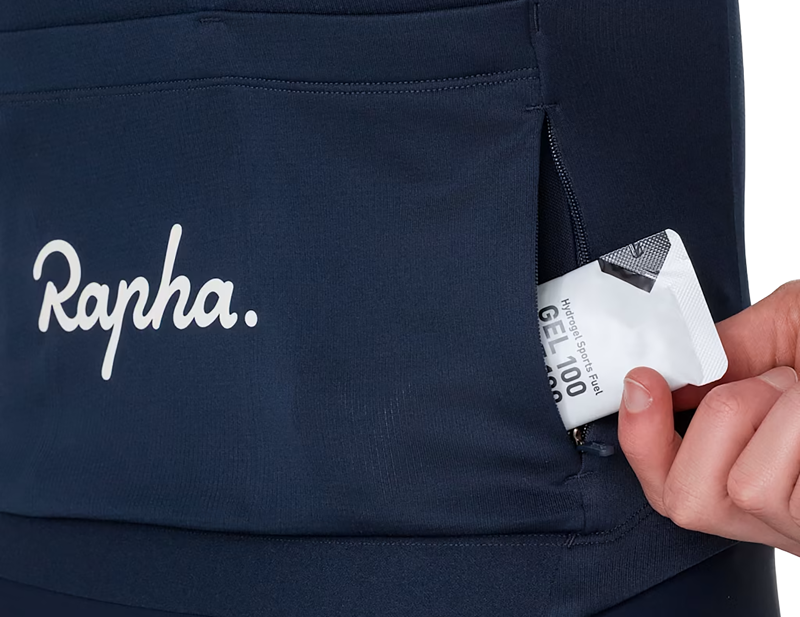 Rapha Brevet Element Short Sleeve Jersey in Dark Navy/White-3