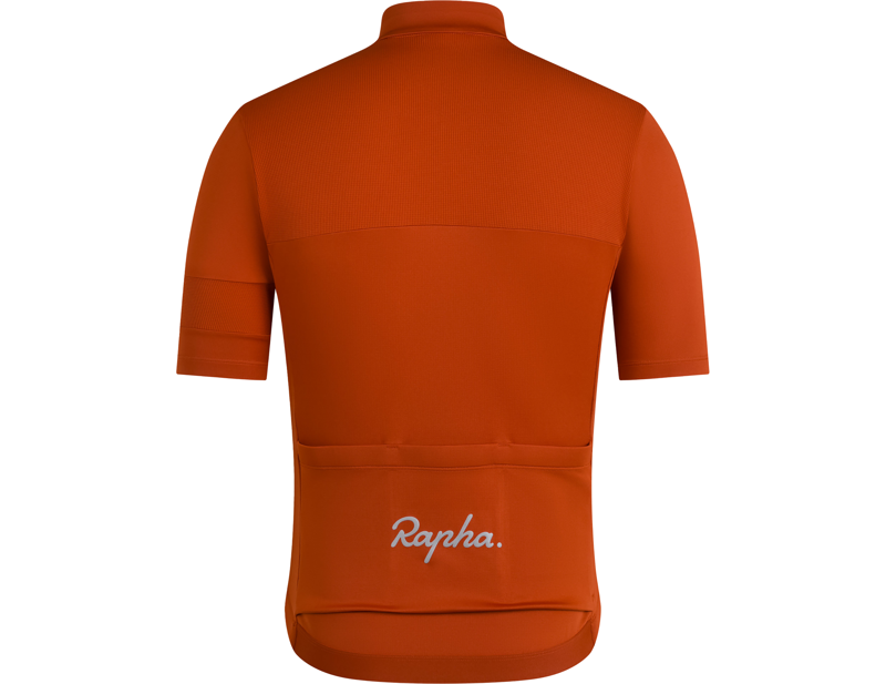 Rapha Brevet Element Short Sleeve Jersey in Paprika/Silver Reflective-1