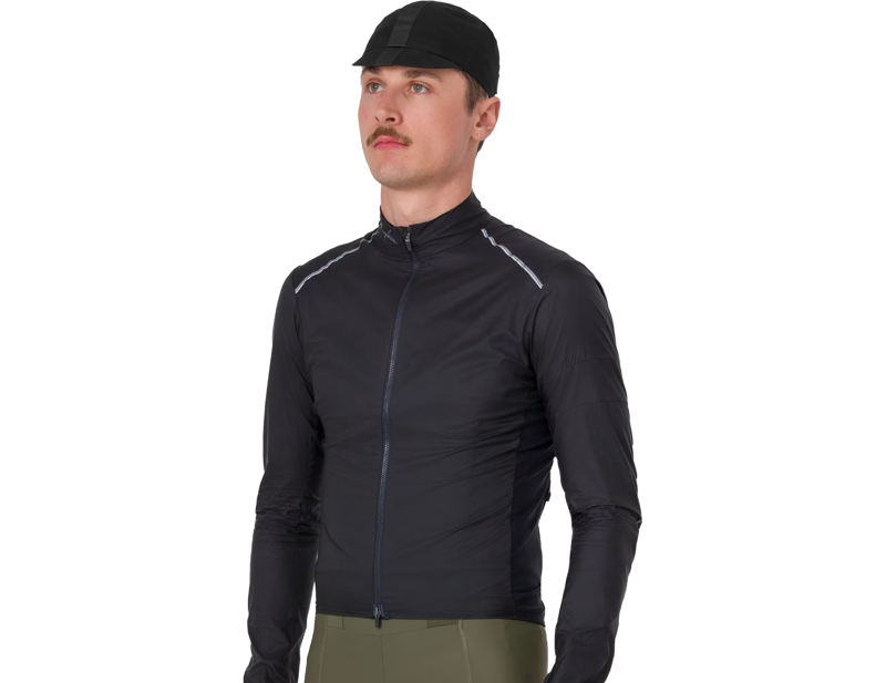 Rapha Brevet Element Wind Jacket in Black/Grey-2