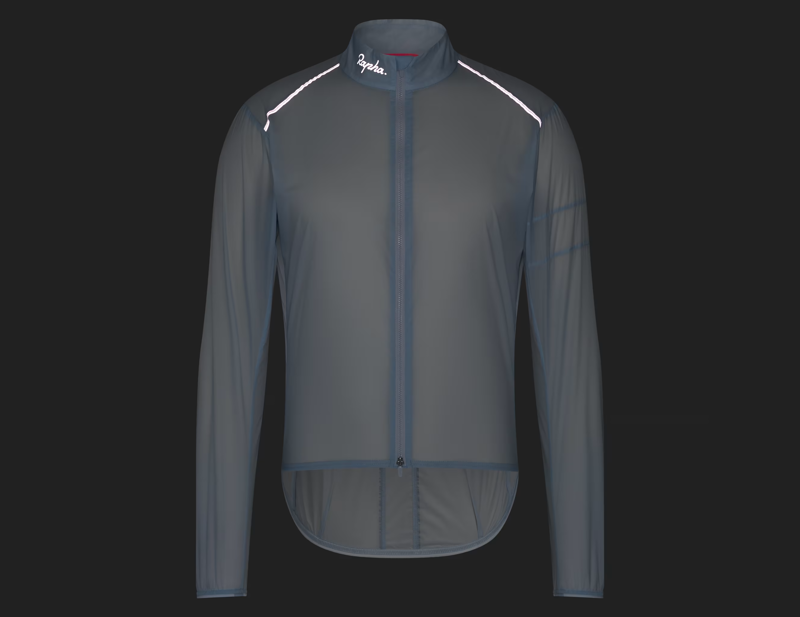 Rapha Brevet Element Wind Jacket in Ice/Silver-4