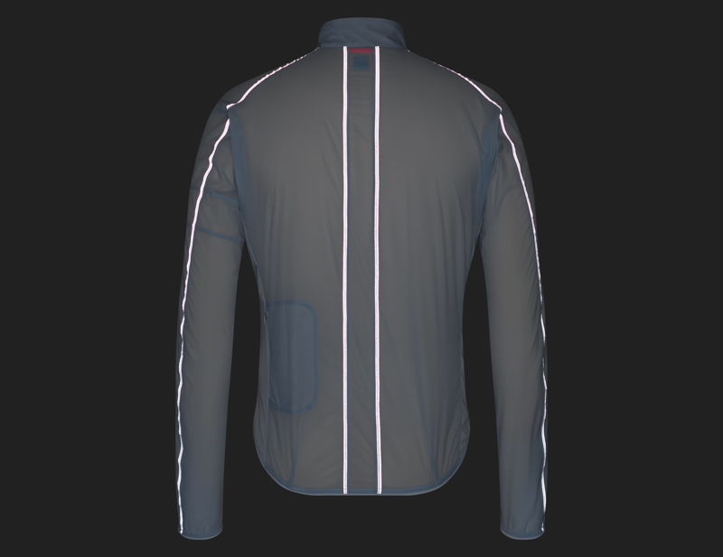Rapha Brevet Element Wind Jacket in Ice/Silver-5