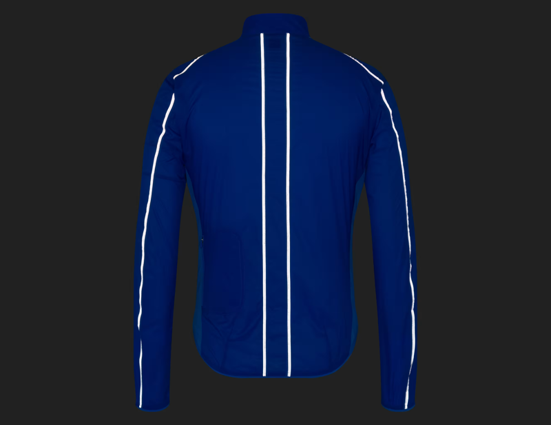Rapha Brevet Element Wind Jacket in Cobalt/Dark Navy-6