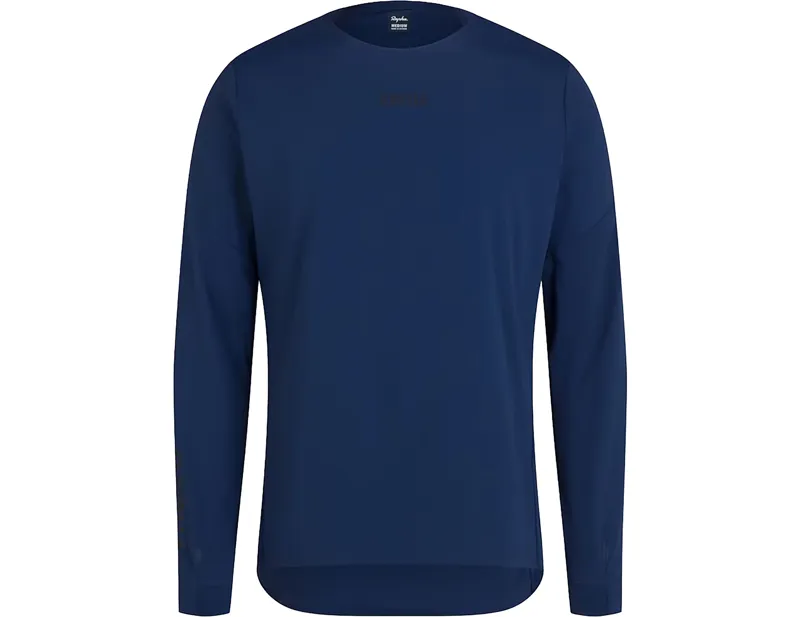 Rapha Trail Finale Windblock Jersey in Marine Blue/Black