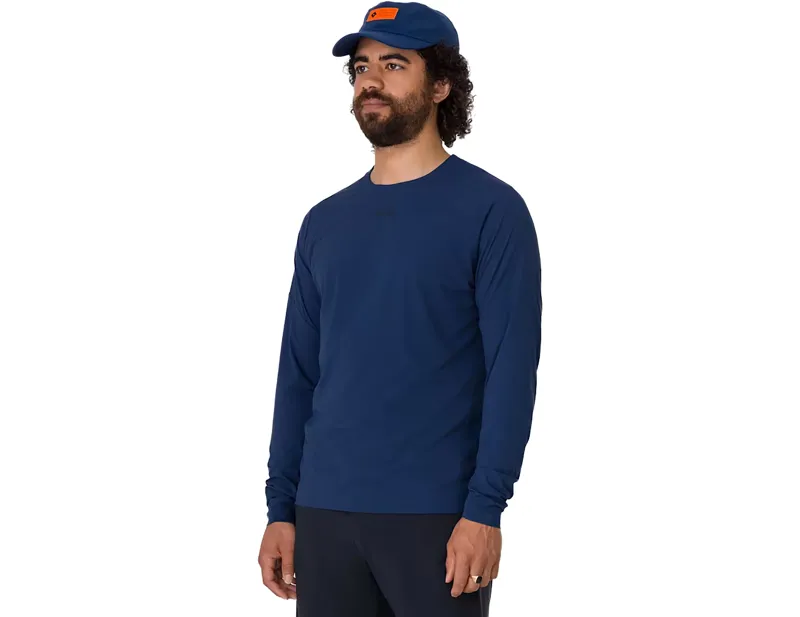 Rapha Trail Finale Windblock Jersey in Marine Blue/Black-3