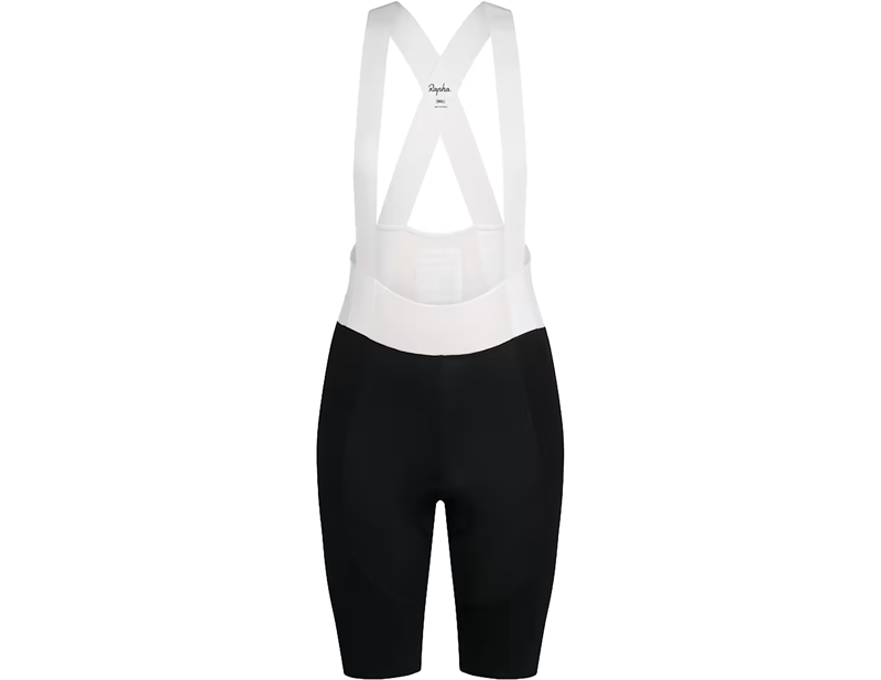 Balfes Bikes Rapha Women's Regular Pro Team Bib Shorts in Black/White | Free postage over £30, £10 off first order, price match & 0% finance.