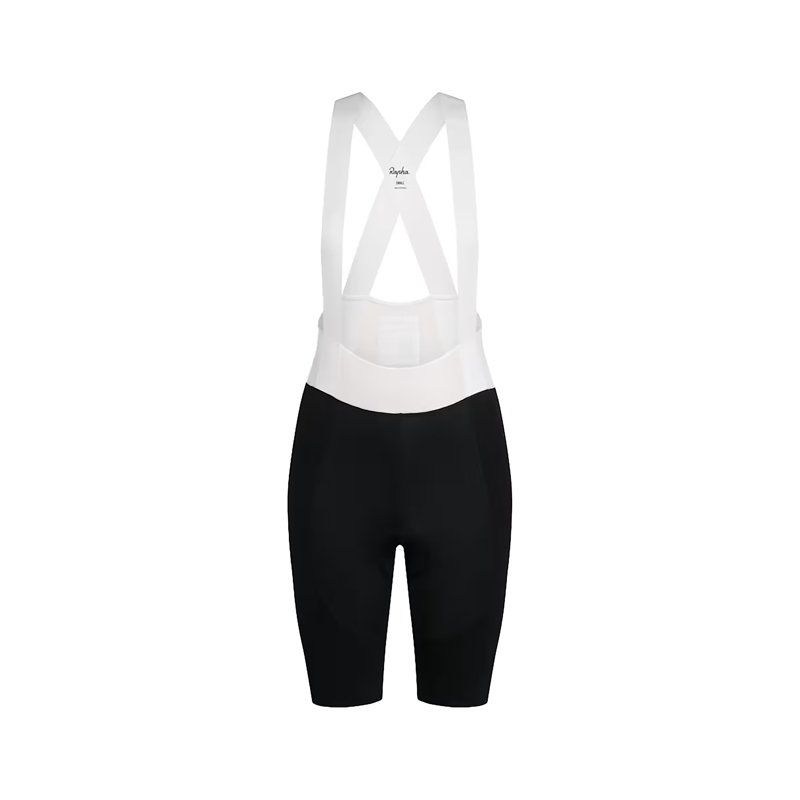 Balfes Bikes Rapha Women's Regular Pro Team Bib Shorts in Black/White | Free postage over £30, £10 off first order, price match & 0% finance.