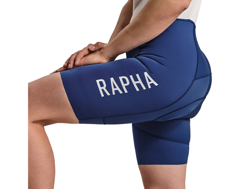 Rapha Women's Pro Team Bib Shorts III - Regular in Fossil Blue/White-4