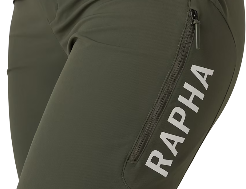 Rapha Women's Trail Pants in Dark Green/Green-2