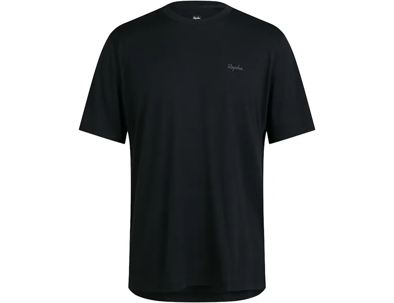 Balfes Bikes Rapha Merino T-Shirt in Black/Carbon Grey | Free postage over £30, £10 off first order, price match & 0% finance.