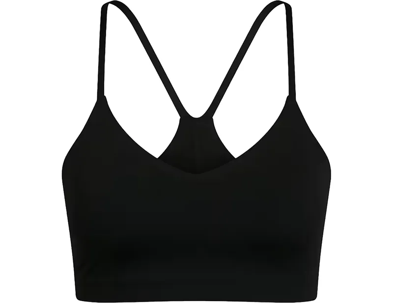Rapha Women's Light Support Bra in Black/Carbon Grey