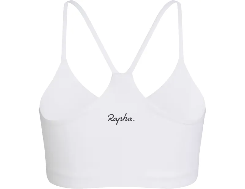Rapha Women's Light Support Bra in White/Black-1