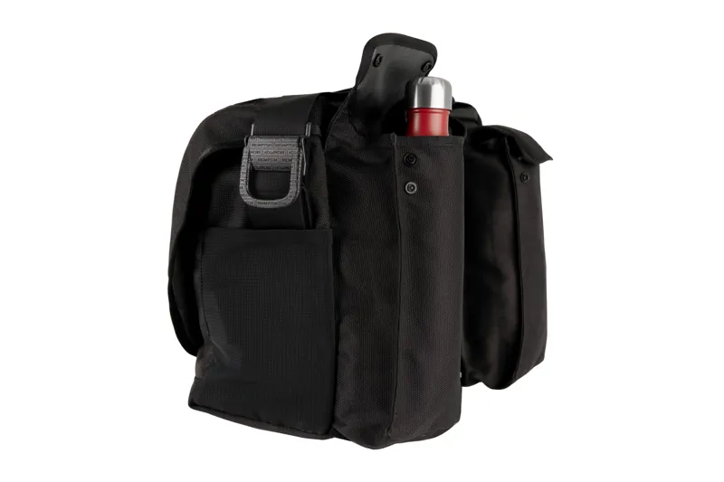 Brompton Metro Messenger Large Bag with Frame in Black-3