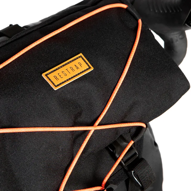 Restrap Bar Bag Large 17L in Black/Orange-5