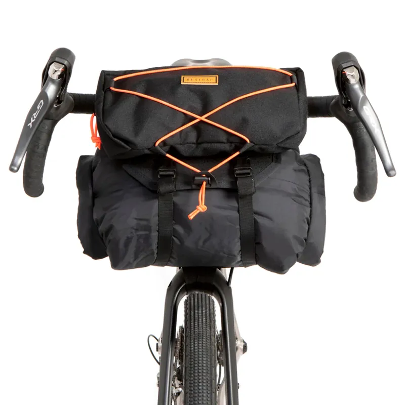 Restrap Bar Bag Large 17L in Black/Orange-6