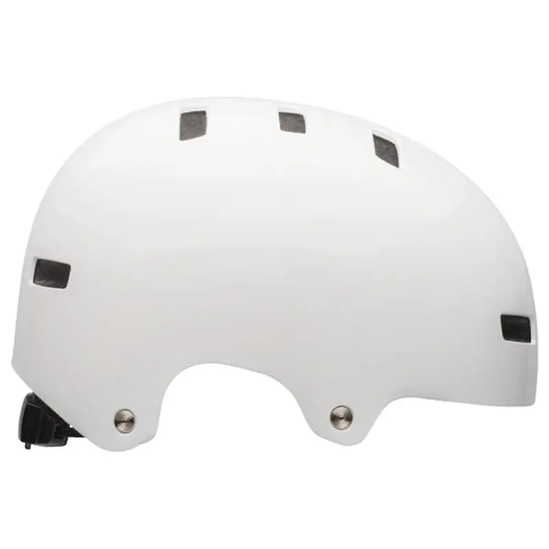 Balfes Bikes Bell Local Solid BMX Helmet in White | Free postage over £30, £10 off first order, price match & 0% finance.