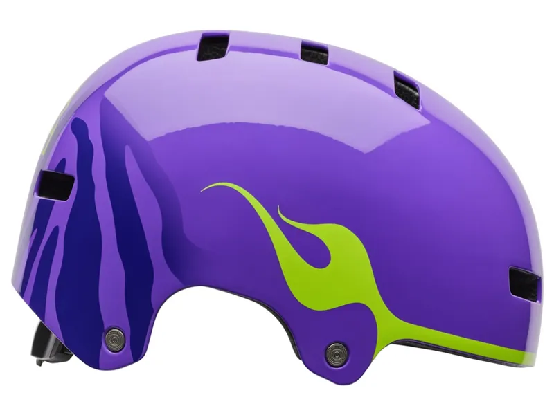 Bell Local Slayco Rear View Urban Cycling Helmet CE in Purple-2