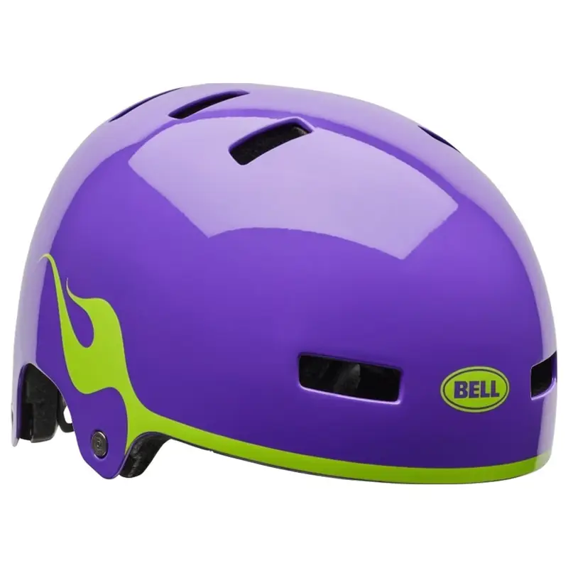 Balfes Bikes Bell Local Slayco Rear View Urban Cycling Helmet CE in Purple | Free postage over £30, £10 off first order, price match & 0% finance.