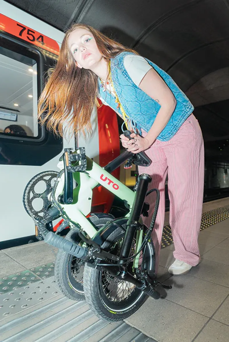 UTO Morning OG16 Electric Folding Bike 2027 in Ocean Blue-4