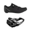 Bontrager Circuit Road Cycling Shoe in Black with Shimano R550 Spd-Sl Road Pedal Bundle